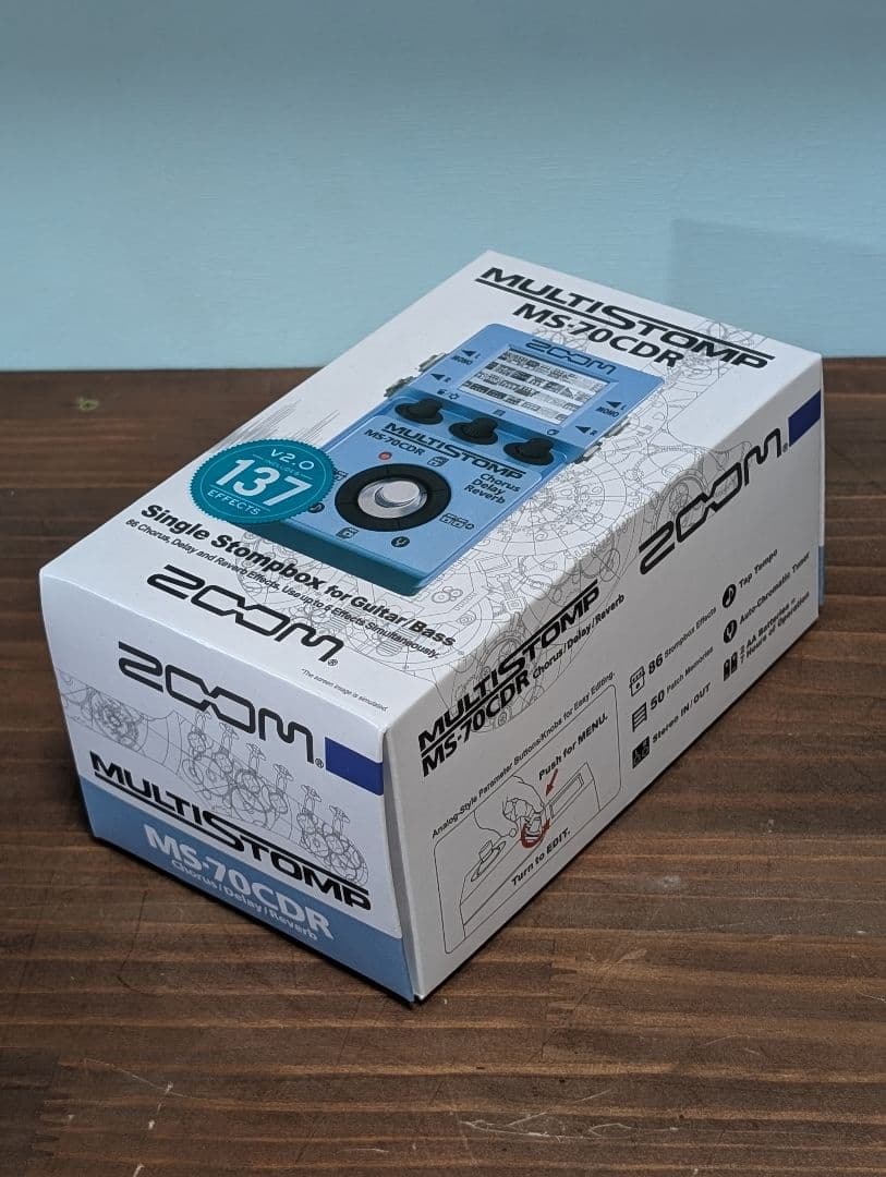 ZOOM MS-70CDR マルチストンプ ギターエフェクター