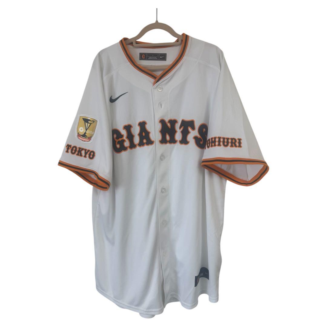 岡本和真 L 優勝記念モデルユニ 袖バッジ＆応援タオル 読売ジャイアンツNIKE