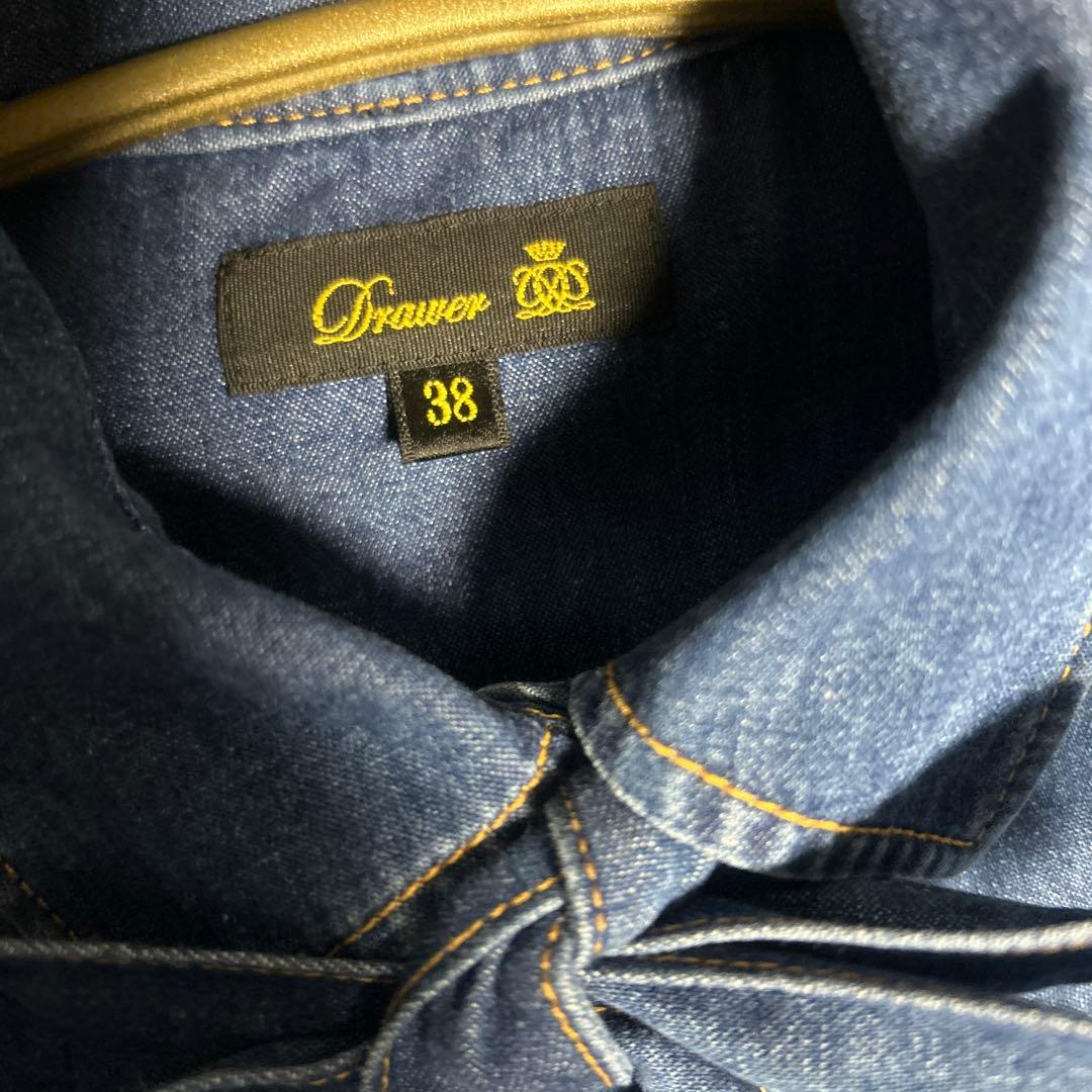 Drawerドロワーデニムシャツ