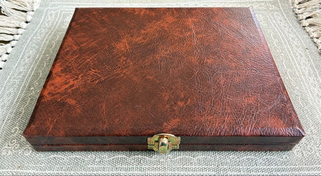 【希少】クリストフ ウィドマン銀製スプーン レザー調専用箱