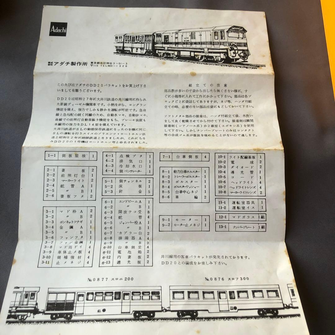 鉄道模型 HOゲージ 大井川鉄道井川線 DD20 4両編成