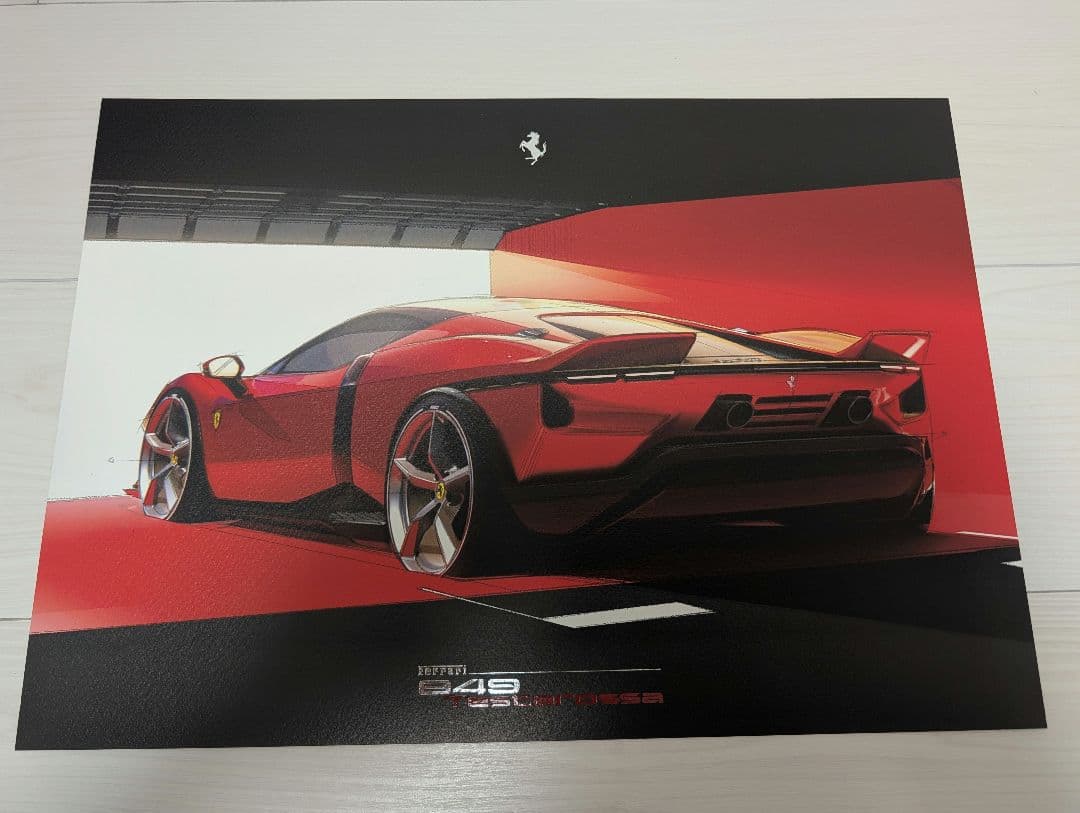 【非売品】フェラーリ Ferrari 849 Testarossa イラスト