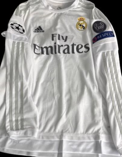 15/16 レアル・マドリード ホーム 4番 セルヒオ・ラモス 長袖