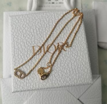 美品 Dior CDロゴ ネックレス