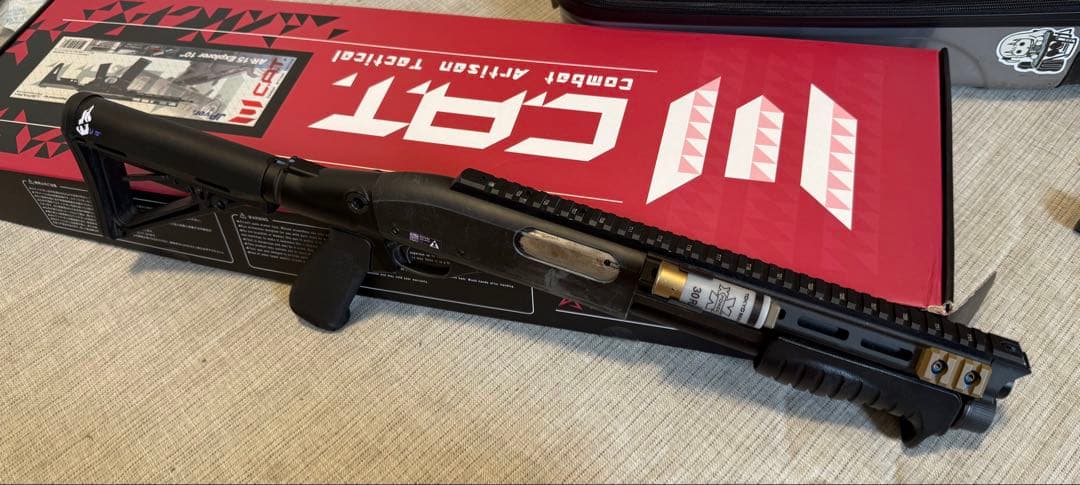 u*f様 東京マルイ　m870ブリーチャー　ストックカスタム