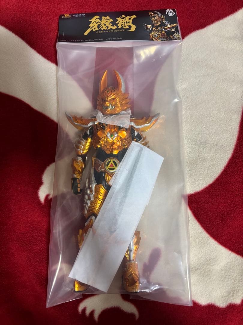 黄金騎士ガロ翔（道外流牙） ソフビ 牙狼 T-BASE
