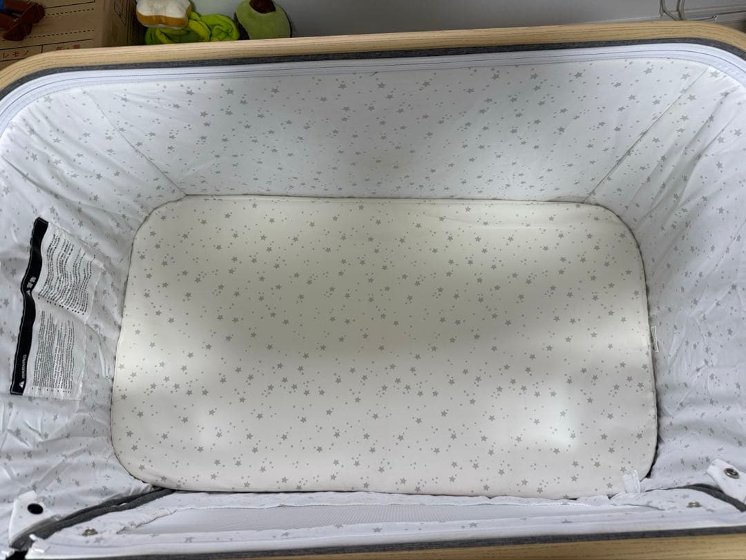 【2024年購入】hzdmj ベビーベッド　グレー