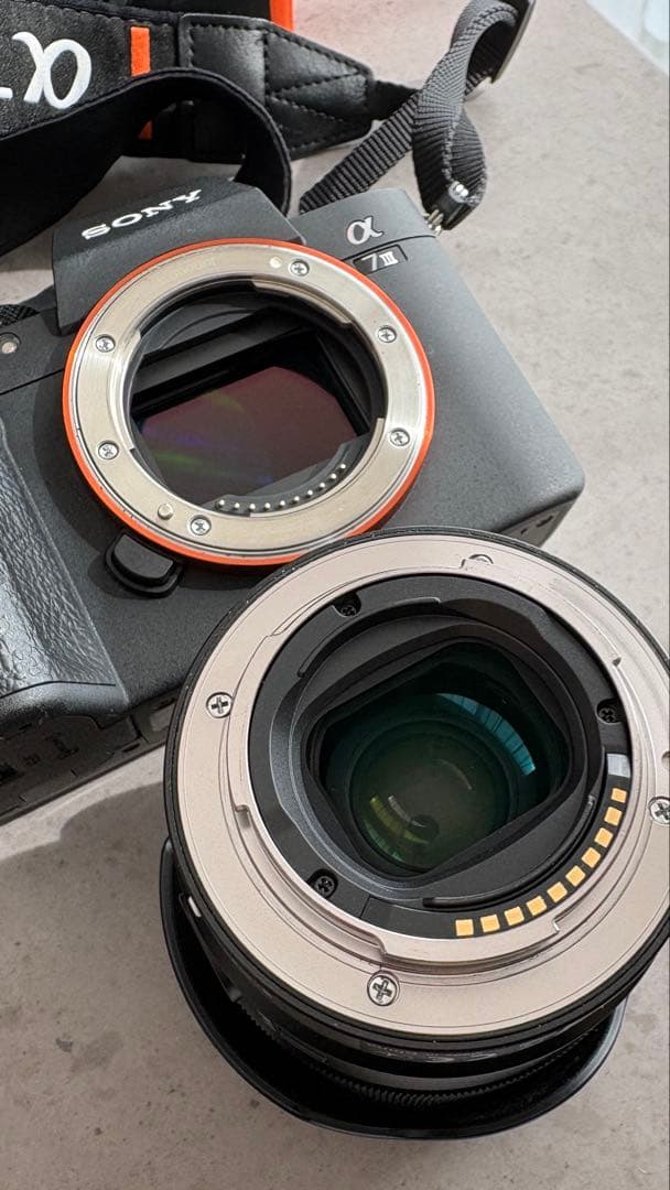 【値下げ中】SONY α7IIIと fe35mm f1.8 本体と付属品おまけ付