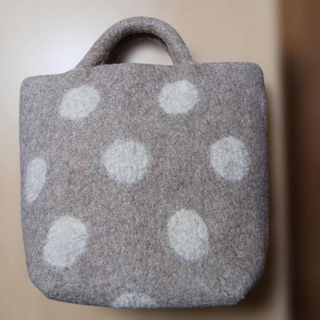 小門富美子 fumiko kokado ウールフェルト トートバッグ バッグ