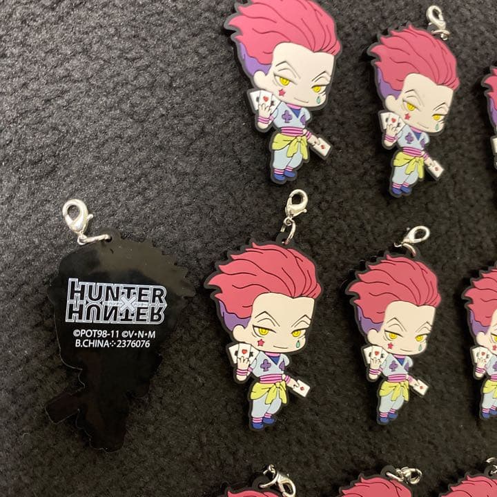 ヒソカ グッズ　まとめ売り　ラバーストラップ ガチャ　ハンターハンター　痛バ