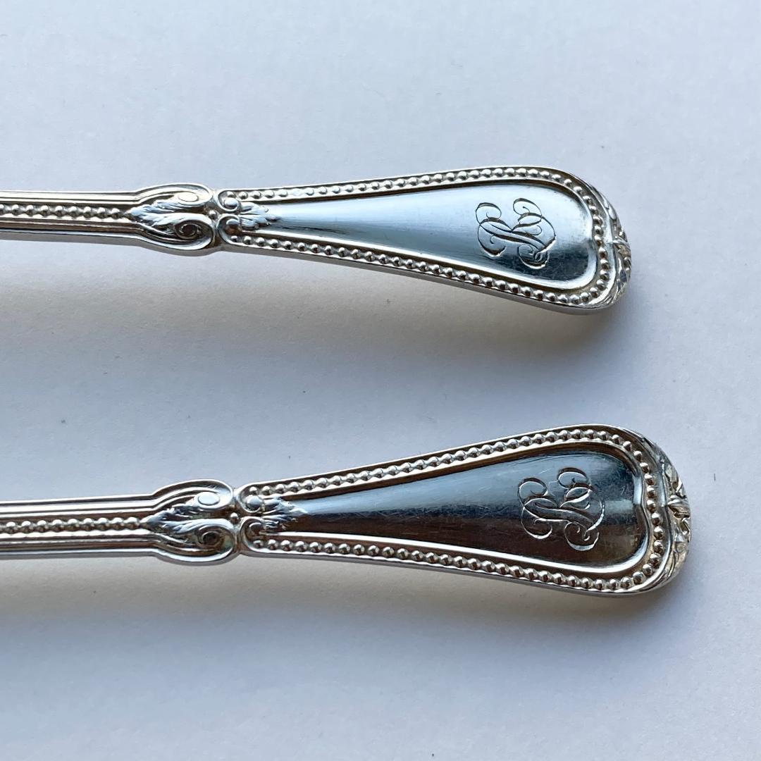 【ゆきだるま】Christofle⭐️スプーン　フォーク　２セット