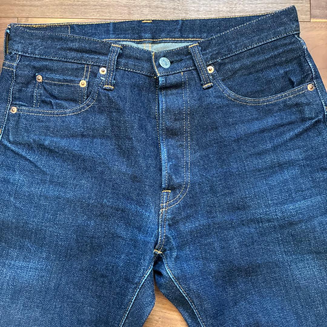 DENIME 32インチ ストレートデニム.