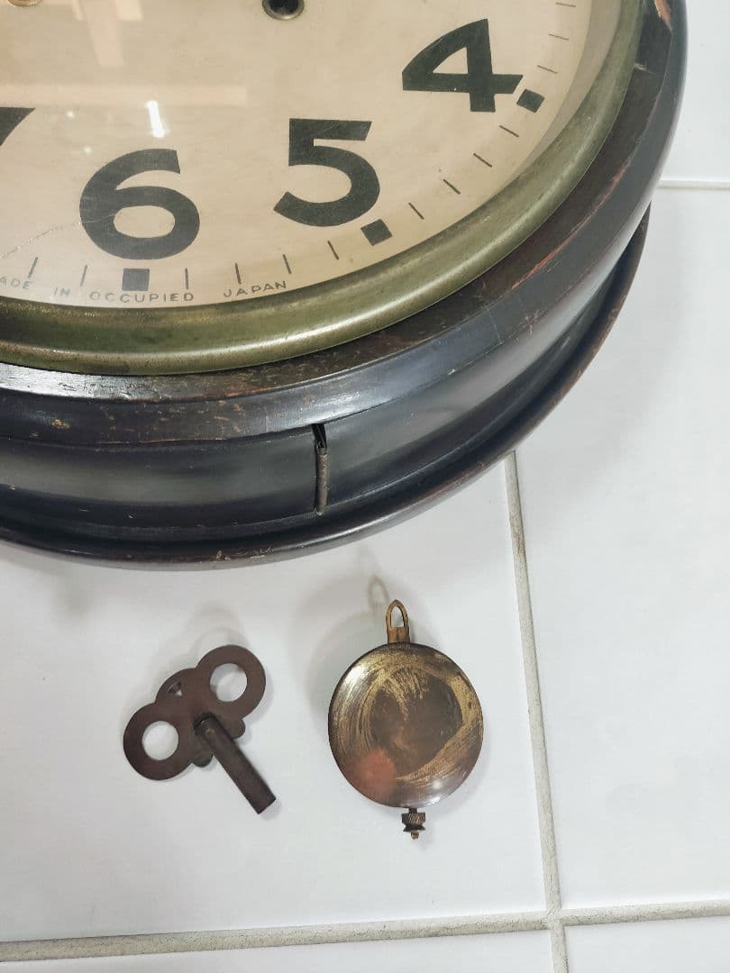 meiji アナログ壁掛け時計