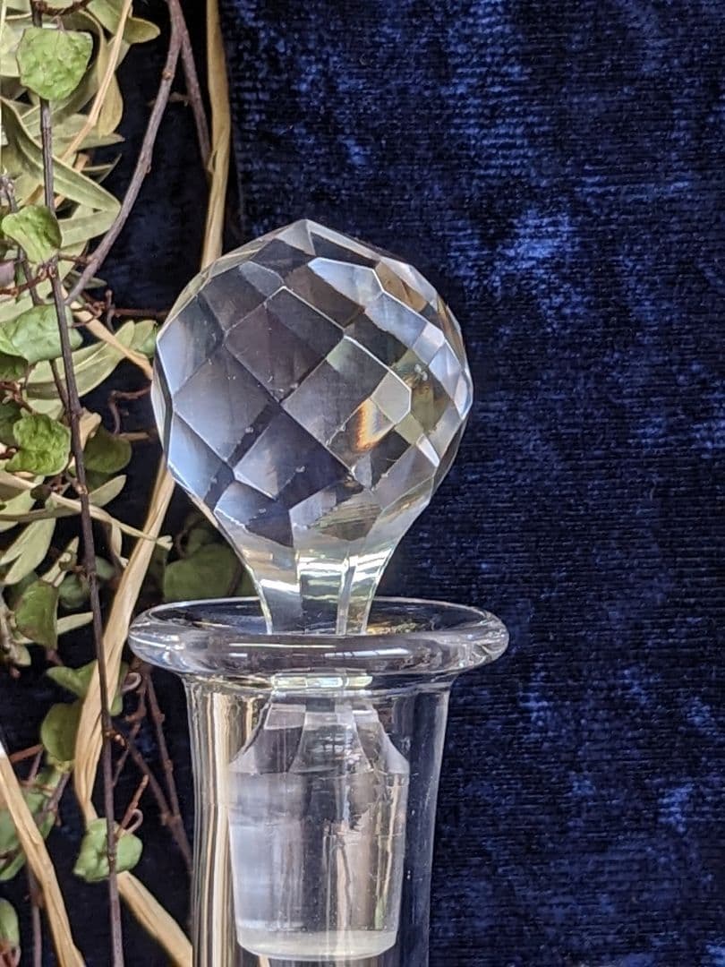 イギリス アンティーク 1920年代 ガラスデカンター アンティークガラス