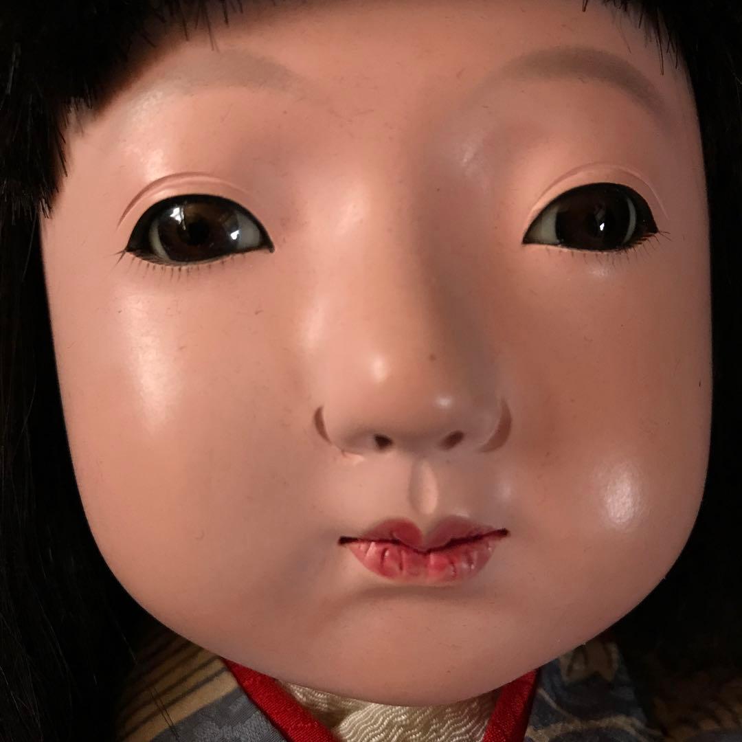 市松人形　春水　12号　昭和初期　鳴きます