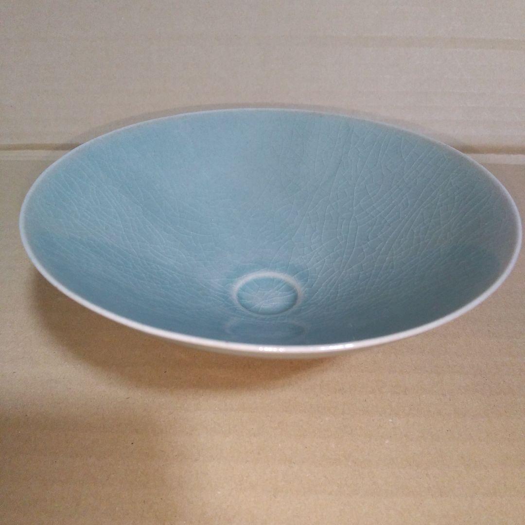 金福漢　青磁　茶碗