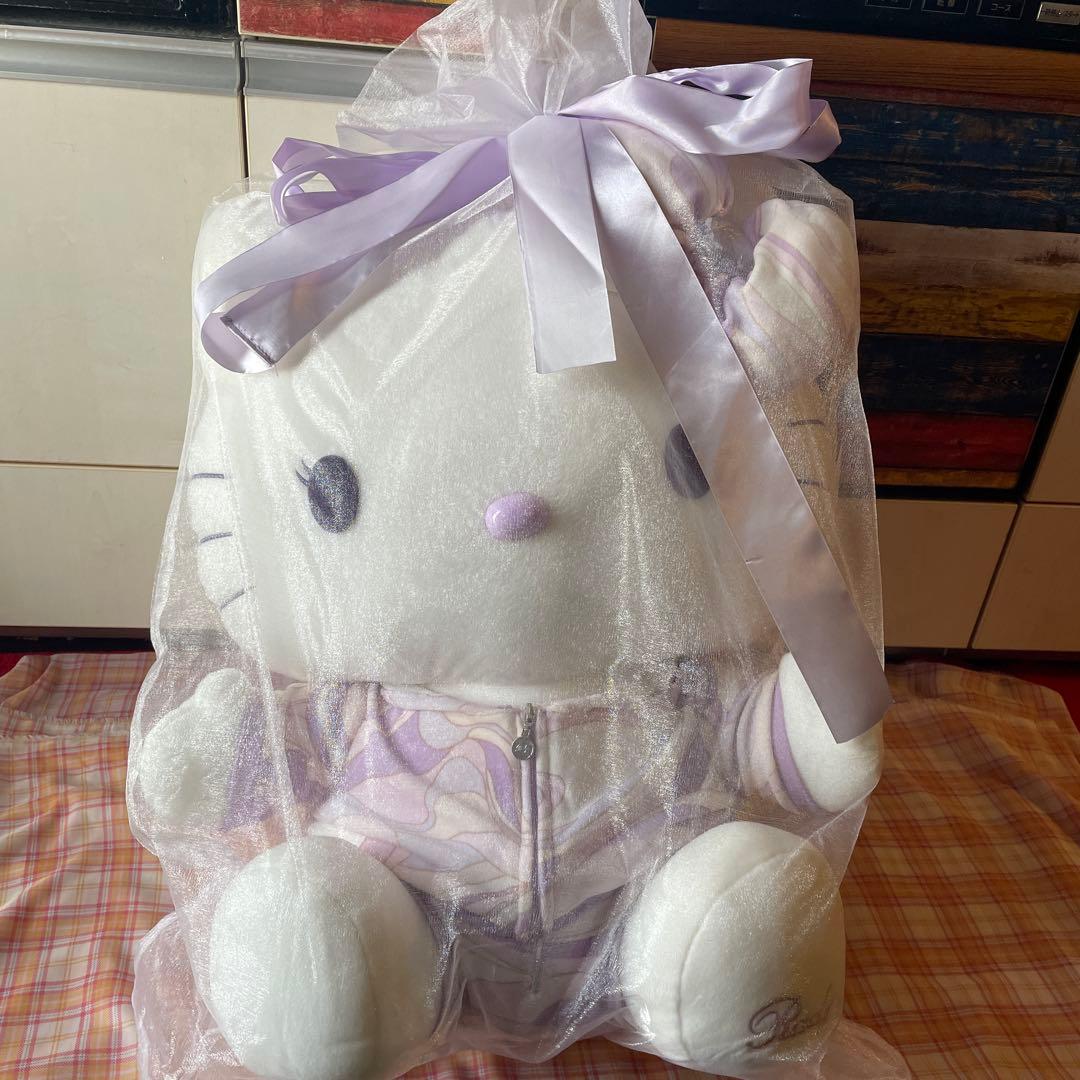 ハローキティ　キティ　rady マーブル　パープル　特大ぬいぐるみ　2013