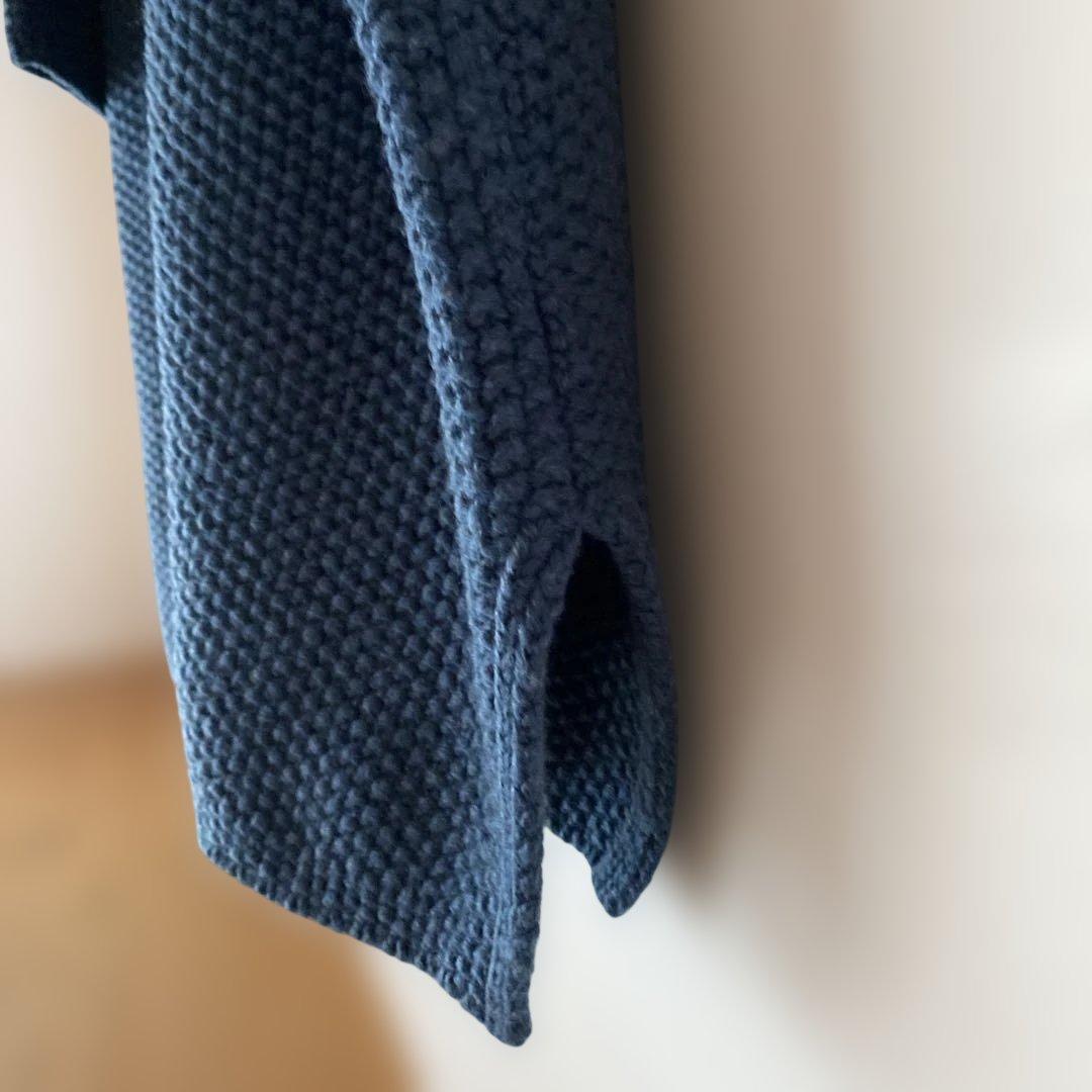 ソソット　鹿の子編み　ニットコート　美品　ナチュラン