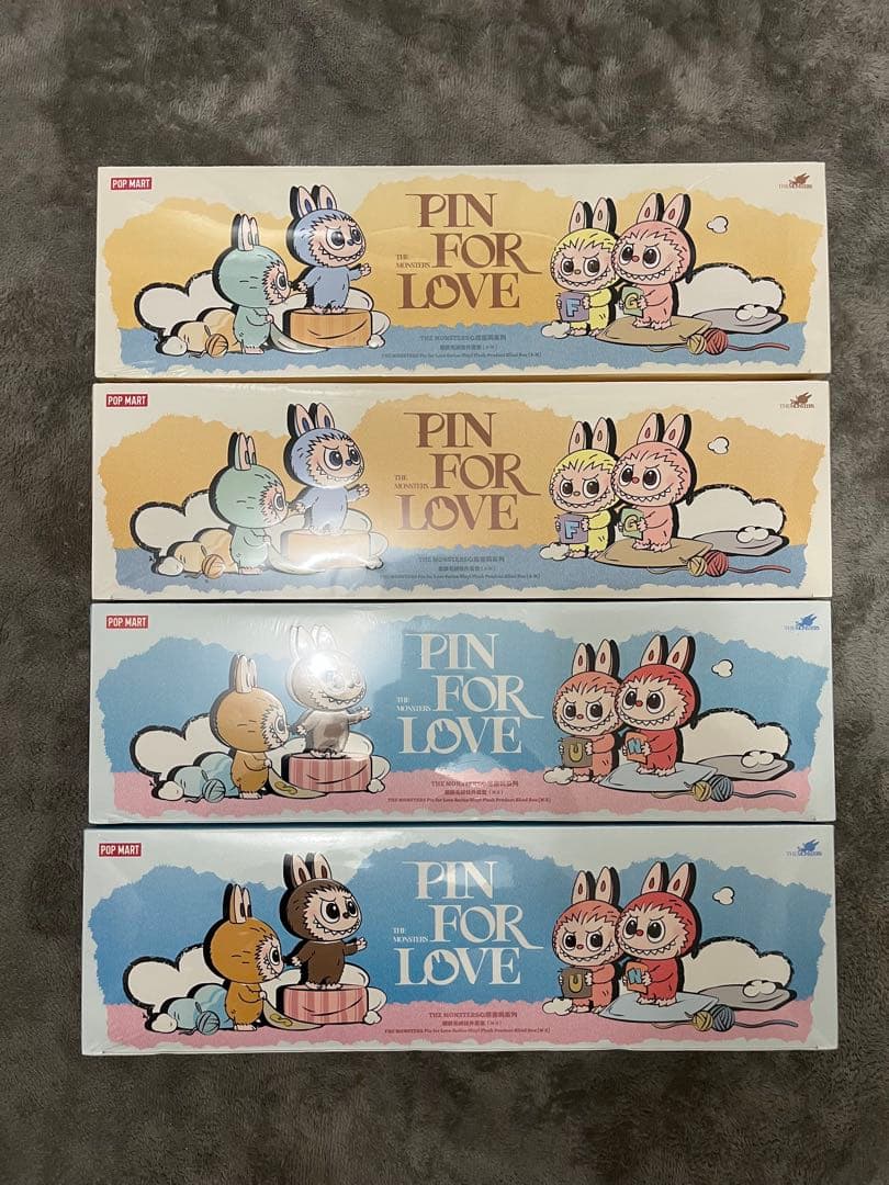 ラブブ PIN FOR LOVEぬいぐるみ(A-M) アソートボックス 3box
