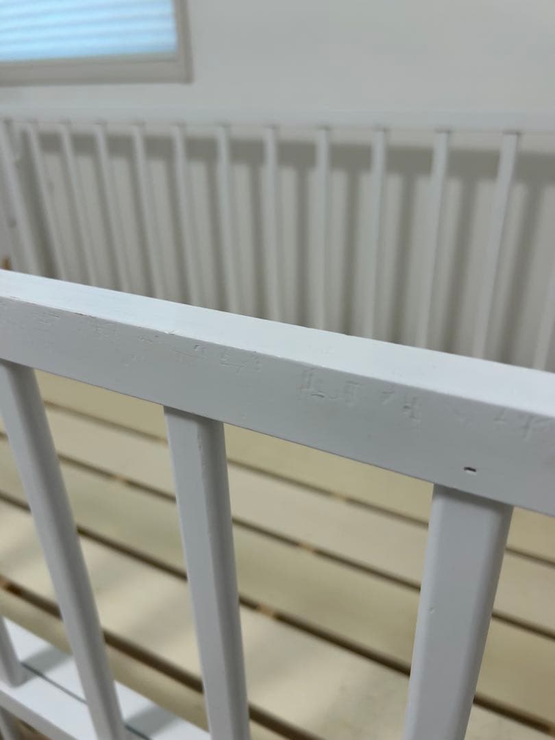 yamatoya、kihonベビーベッド、ホワイト