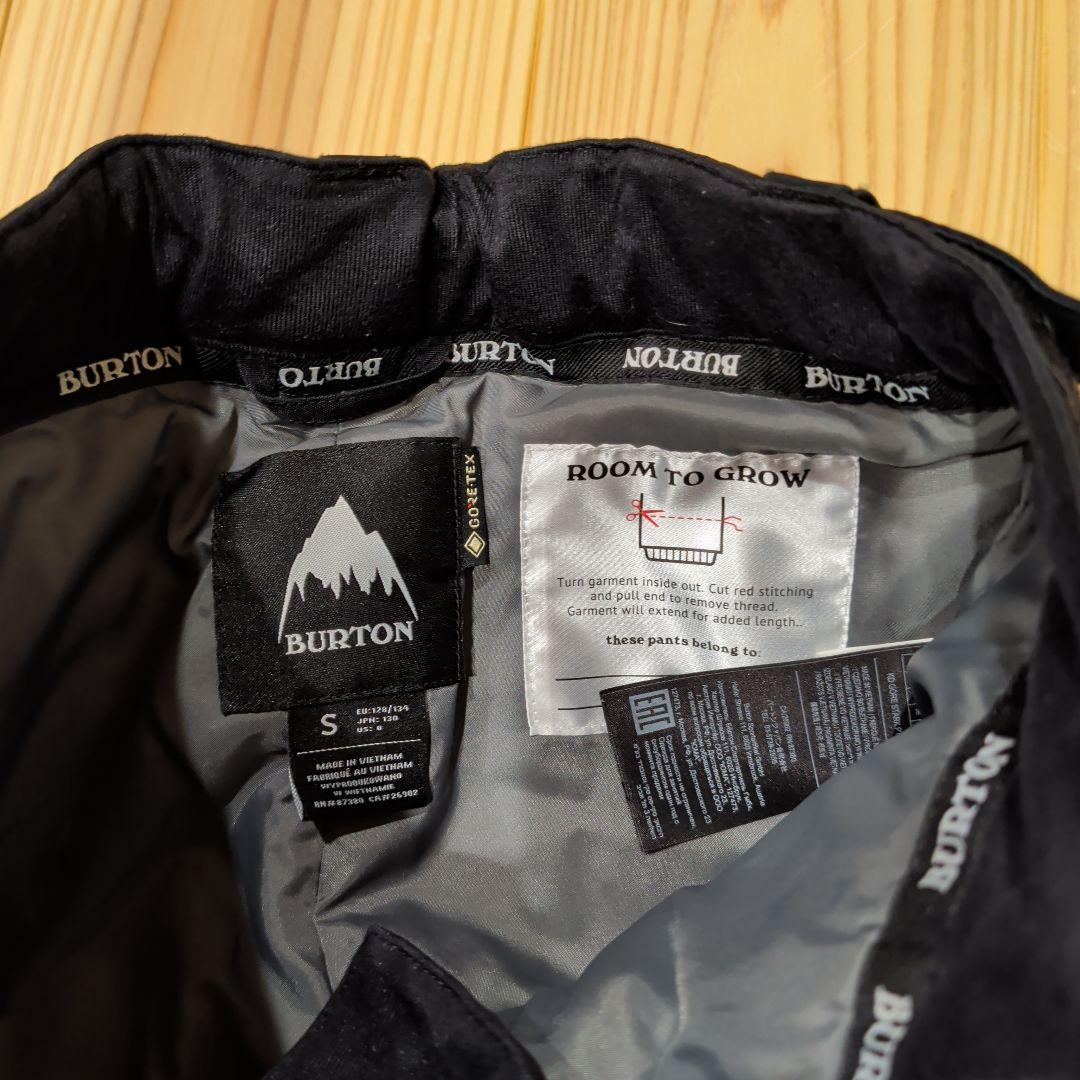 【美品】BURTON KIDS GORE-TEX スノボード ブラック S