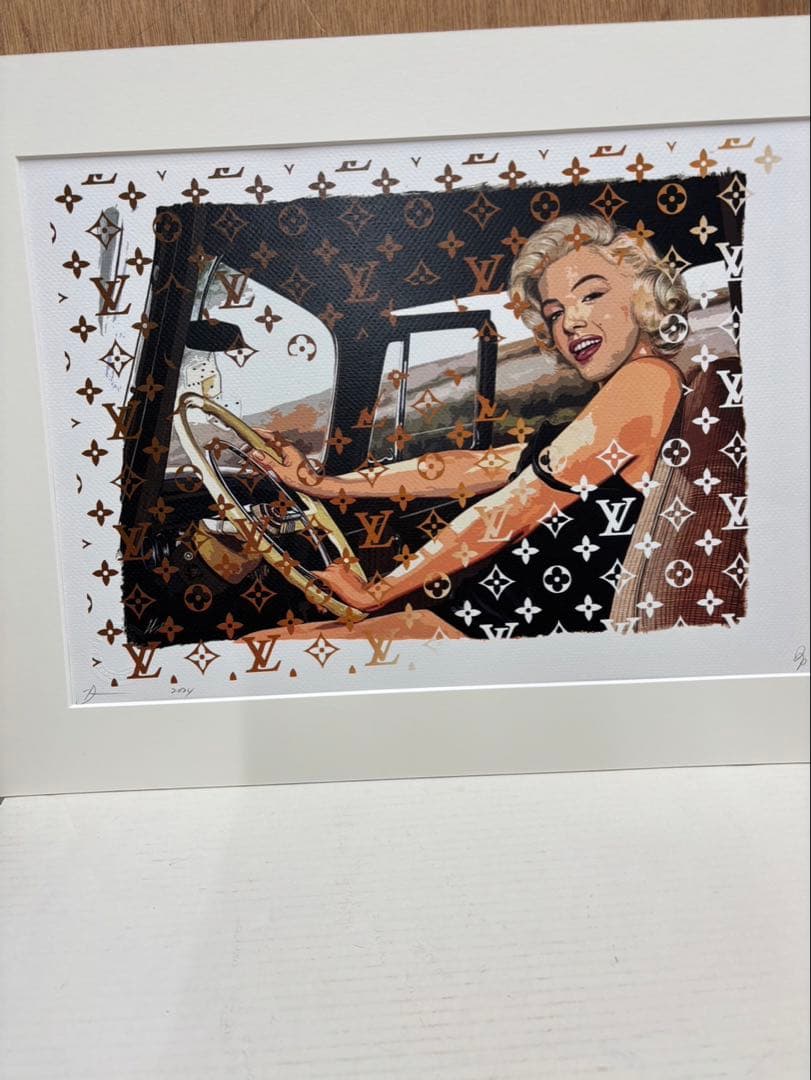 マリリンモンロー ヴィトンバンクシー 2024年 ポップアートポスター