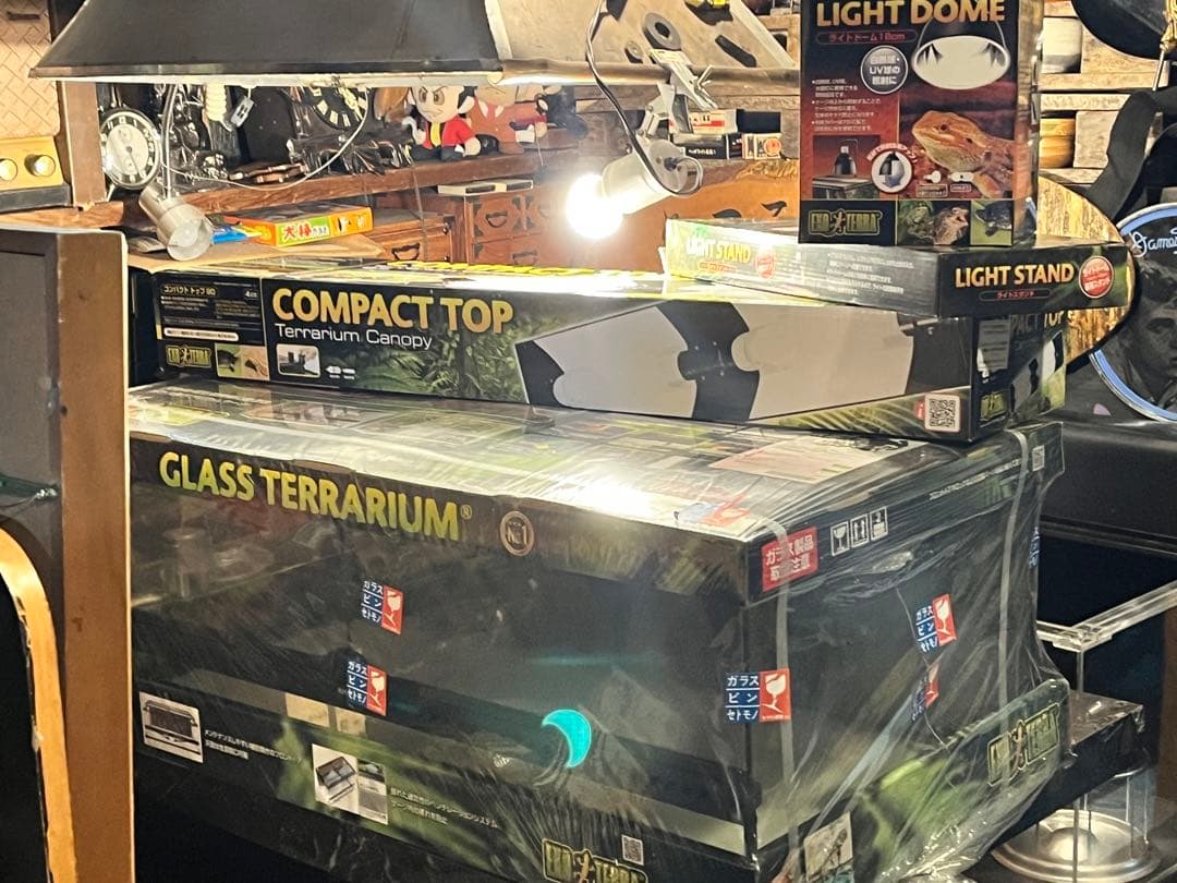 みじたく 爬虫類ゲージ、グラステラリウムGEXエキゾテラグラステラリウム