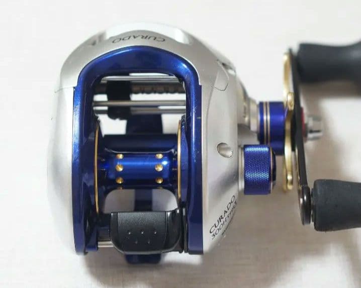 【機関良好OH済み】​シマノ クラド 300H Type-J夢屋ハンドルカスタム