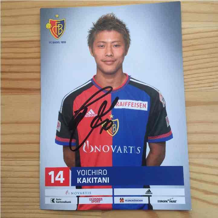 柿谷曜一朗 本人直筆サイン入りカード