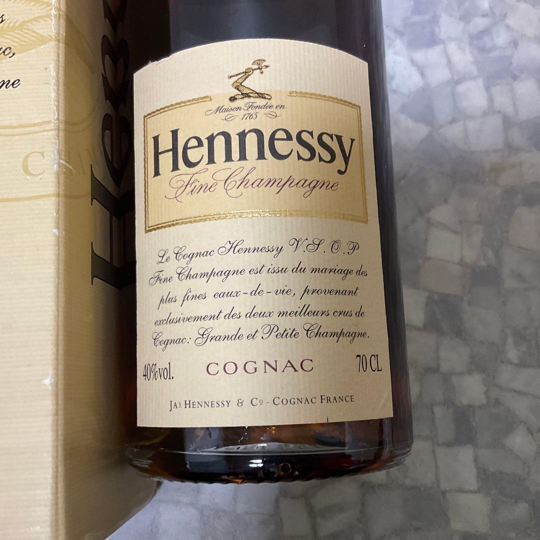 古酒　未開封美品　Hennessy V.S.O.P 700ml クリアボトル