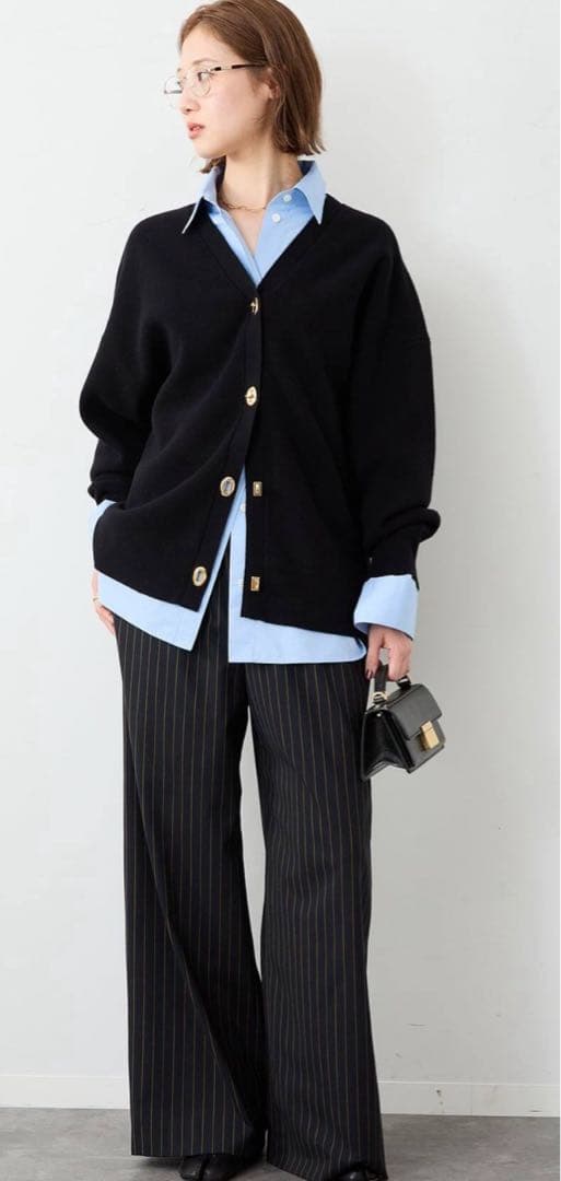 【週末限定SALE】Rpritカーディガン　ブラック