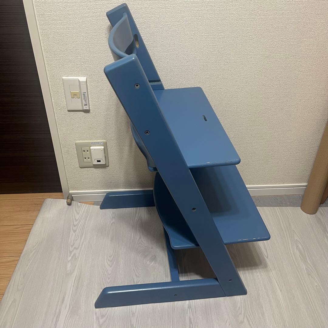 希少　限定色　ストッケ　トリップトラップ　シリアル3　ダークブルー　ハイチェア