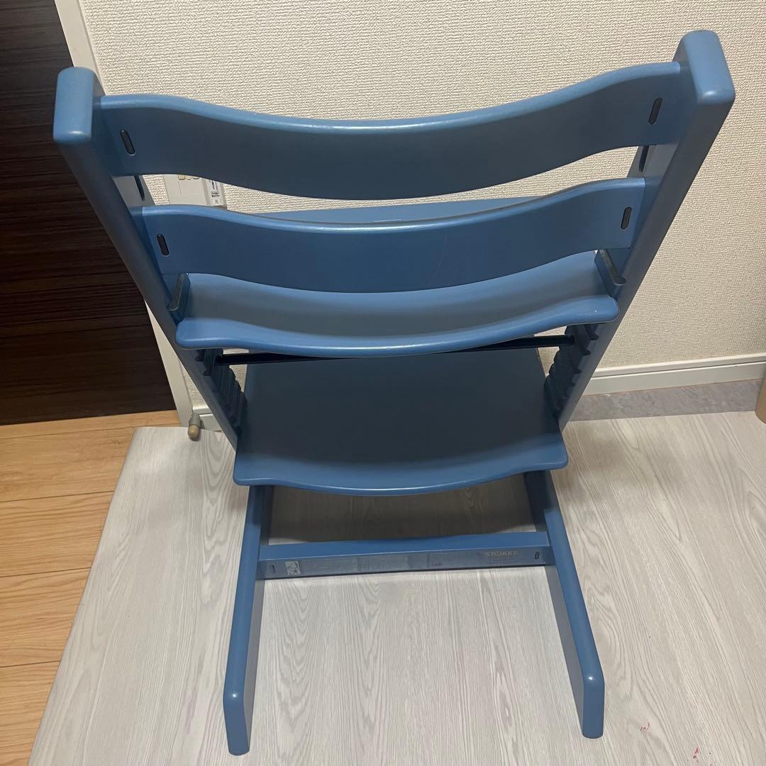 希少　限定色　ストッケ　トリップトラップ　シリアル3　ダークブルー　ハイチェア