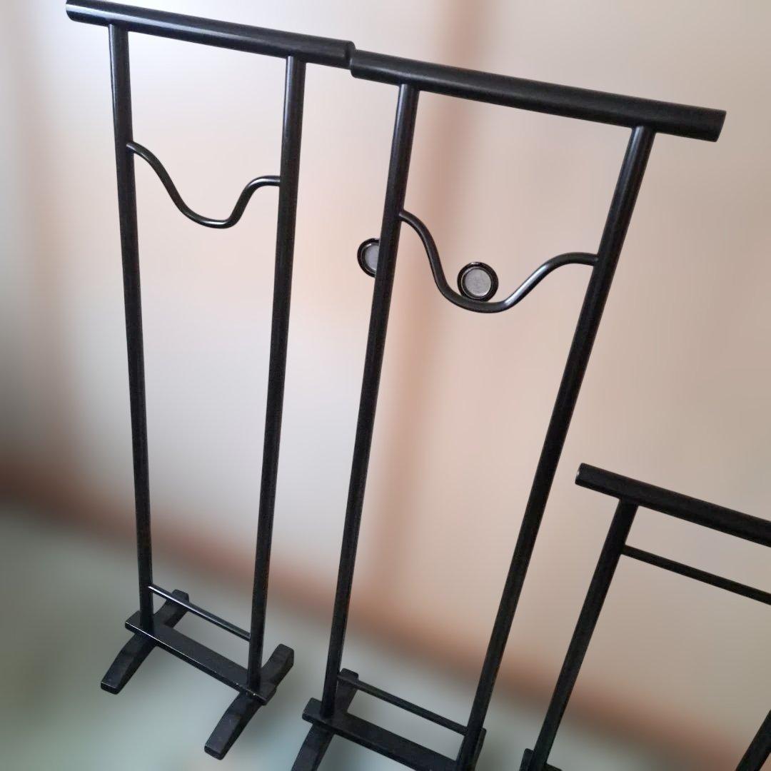 橦木(しゅもく)　3本セット　帯、着物反物掛け