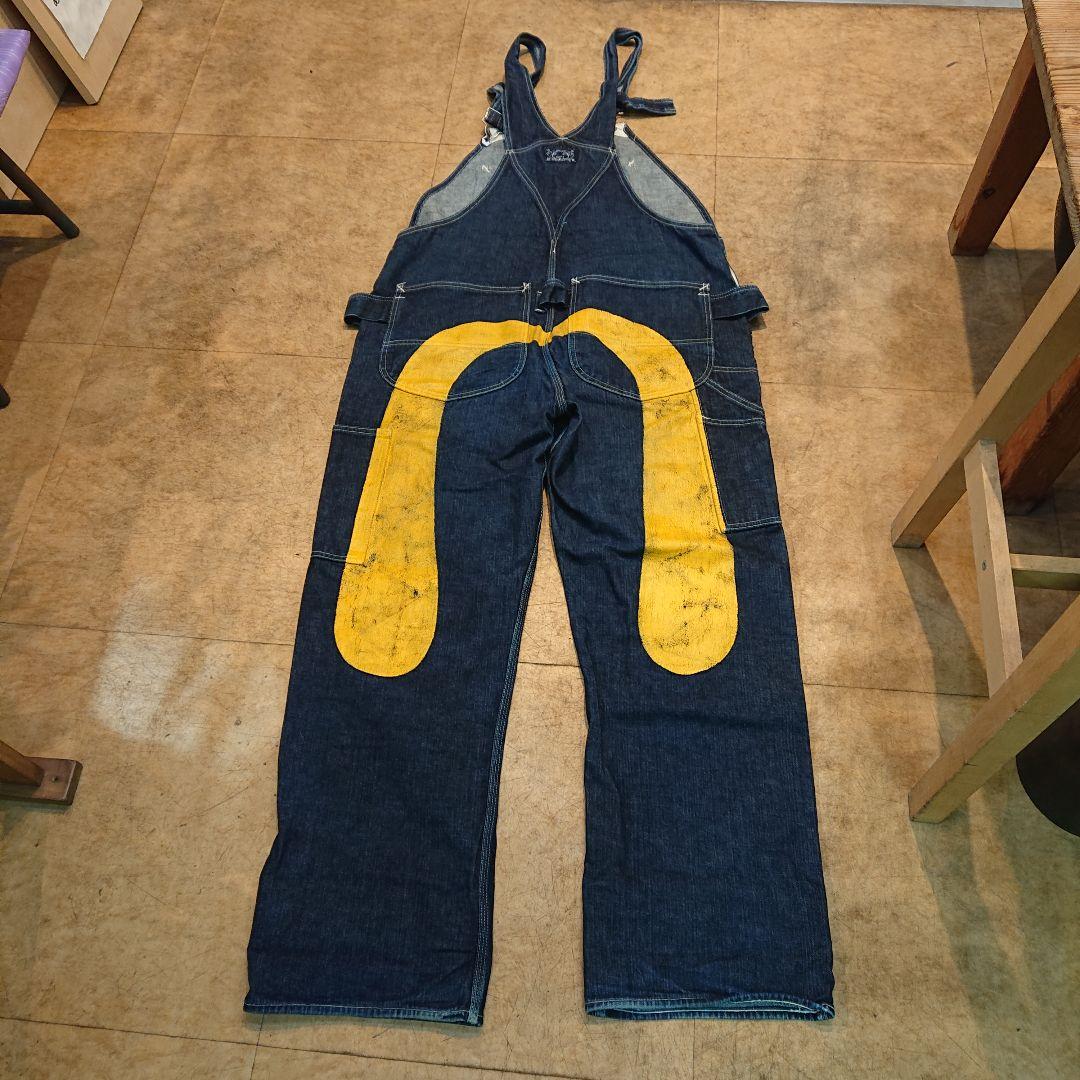 エヴィスEVISU オーバーオール 大黒ペイント