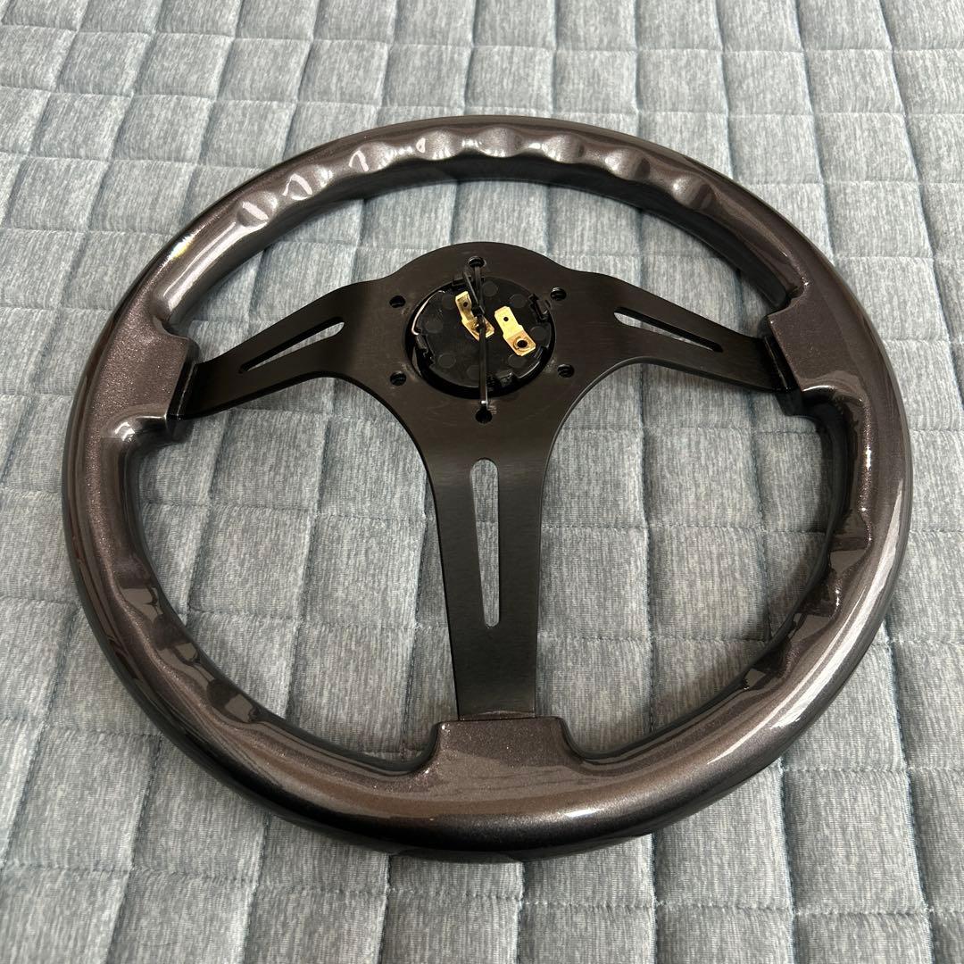 Avenue ステアリングホイール ディープコーン 35パイ ガンメタ