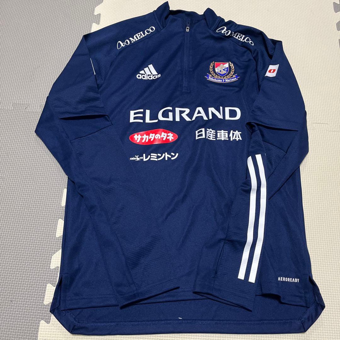 adidas ELGRAND ネイビー長袖ジャージ