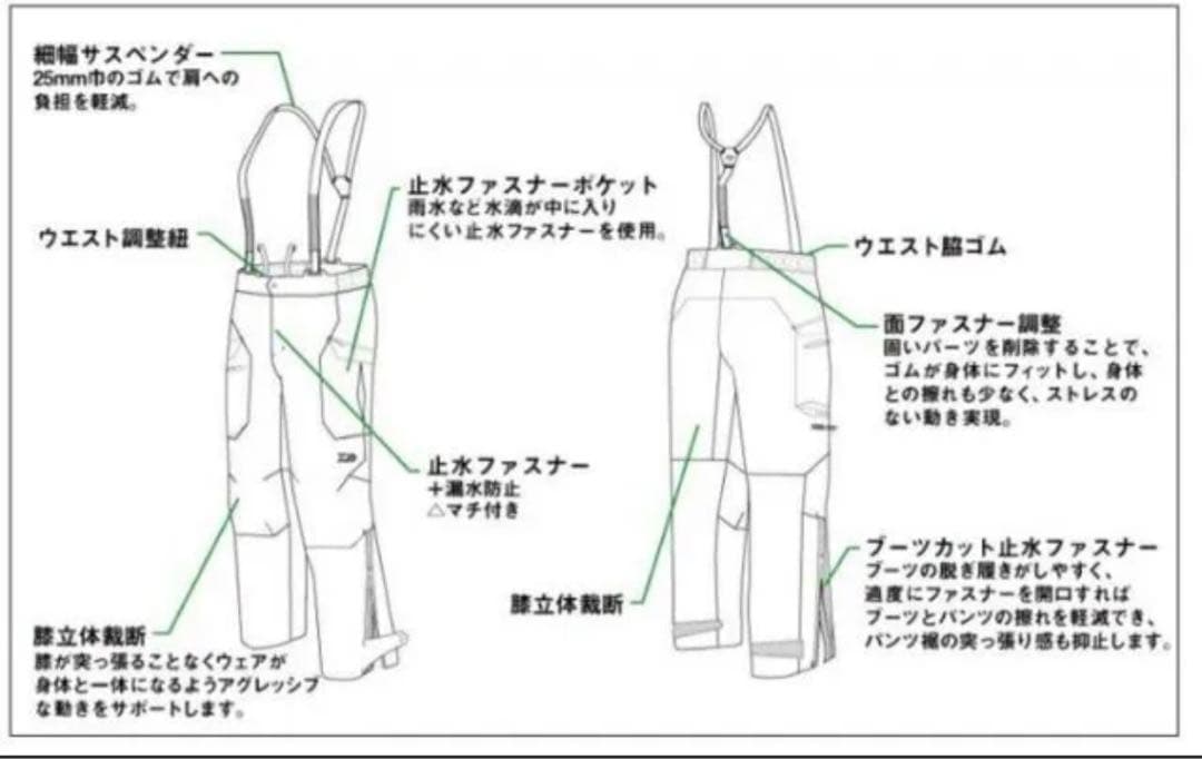 Daiwa ダイワ ゴアテックス DR-1207J・DR-1207P上下セット