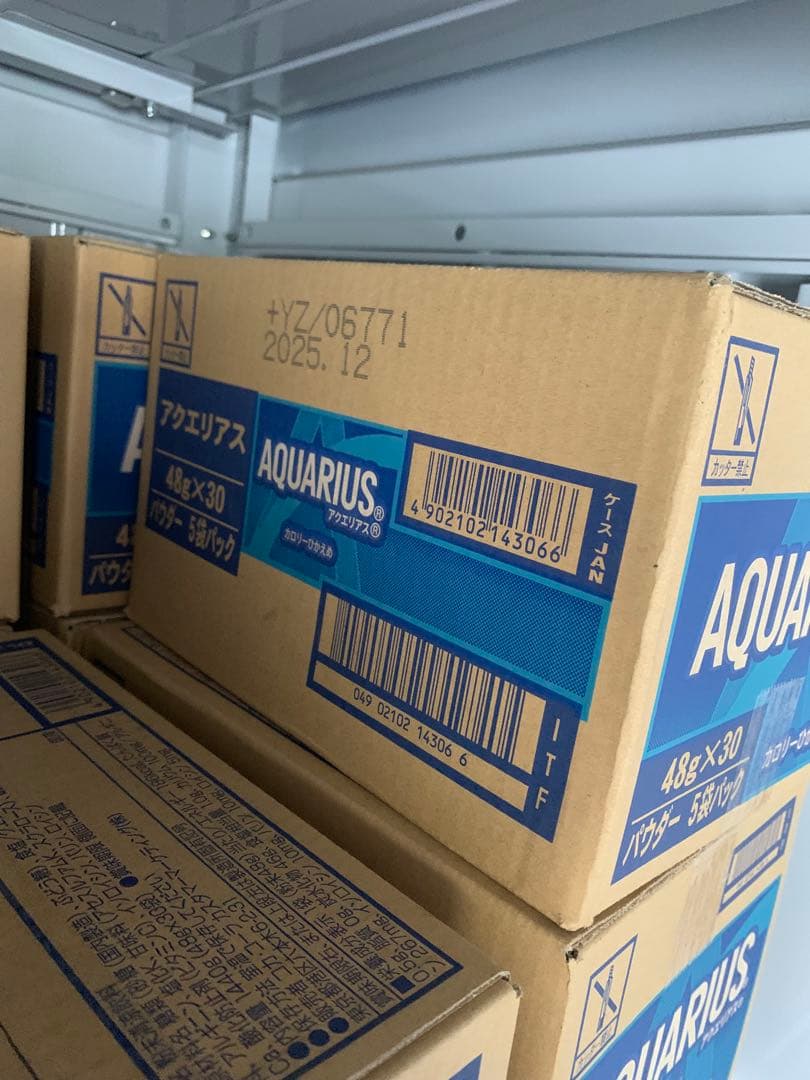 AQUARIUS 30袋×6箱　2025年12月賞味期限