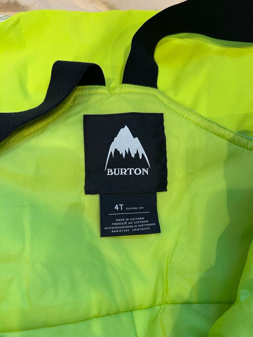 BURTON バートン キッズ 子供用 スノボウェア　4T　100 110