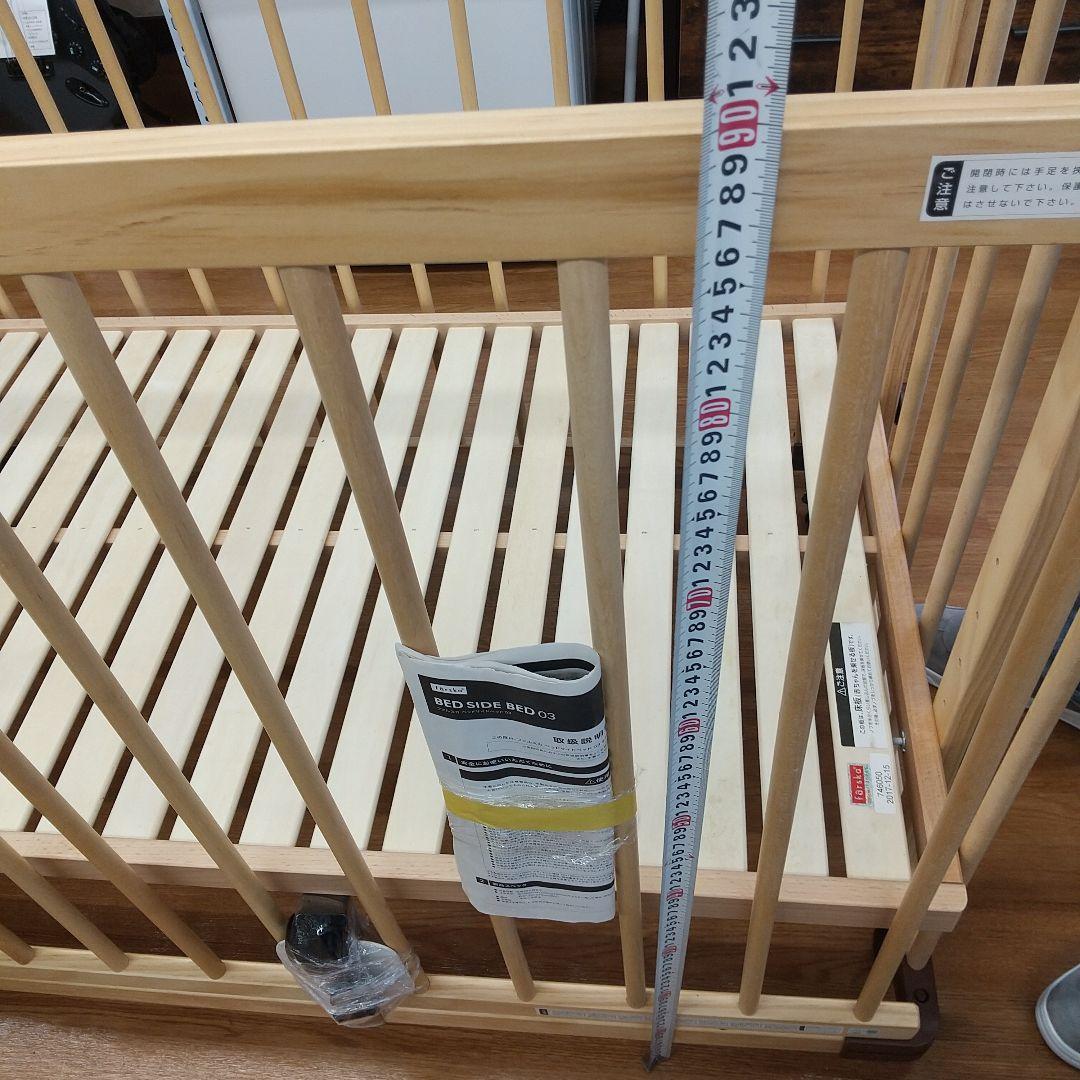 M BED SIDE BED 03 ファルスカ ベビーベッド　送料込