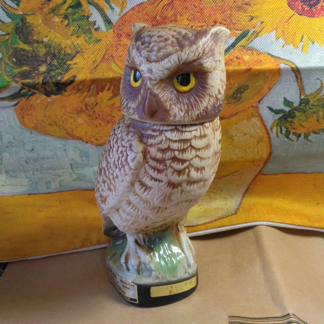 ☆BEAM　フクロウ型ウイスキー特級 （陶器製)