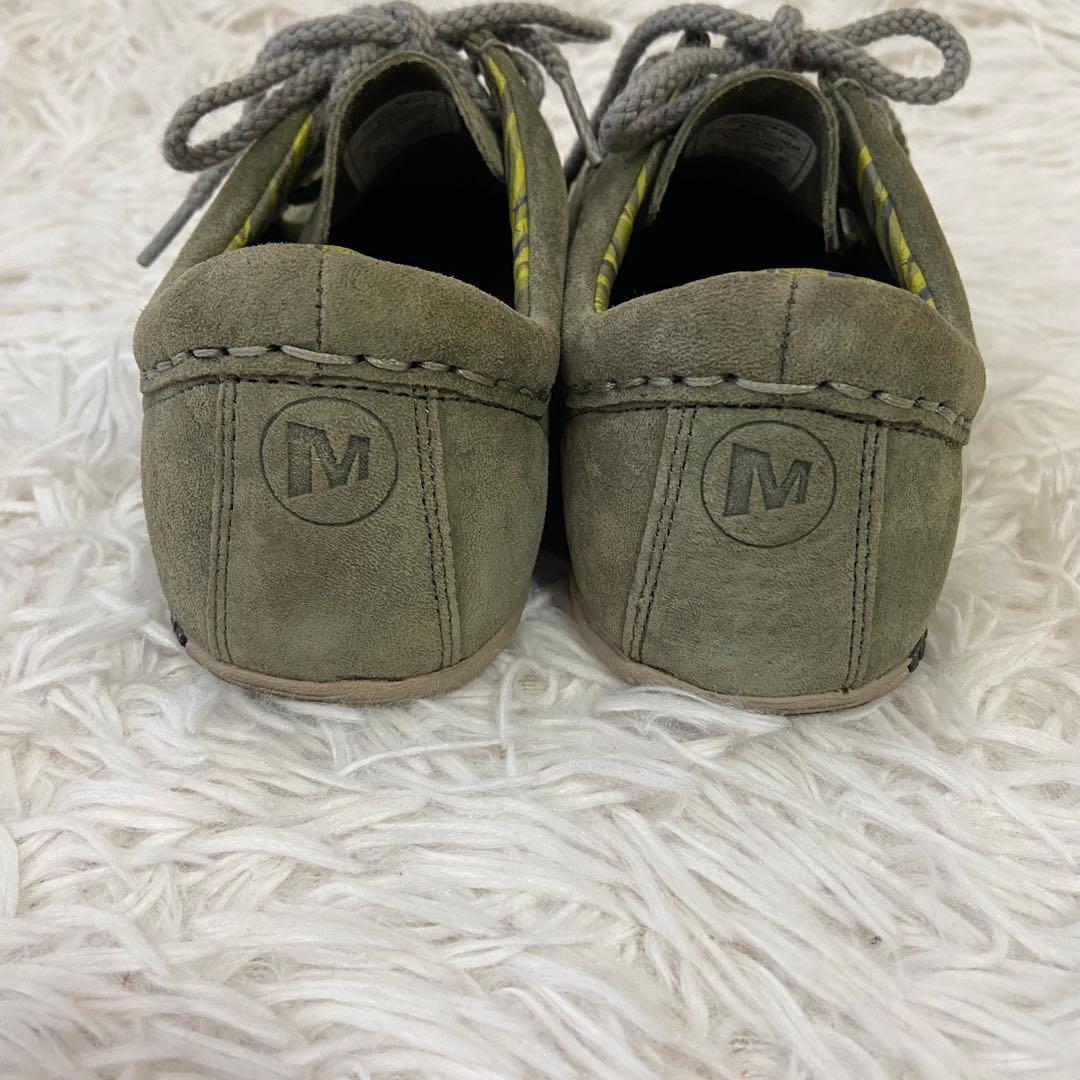 美品✨MERRELL メレル Mootopia lowモカシン 緑 23.5