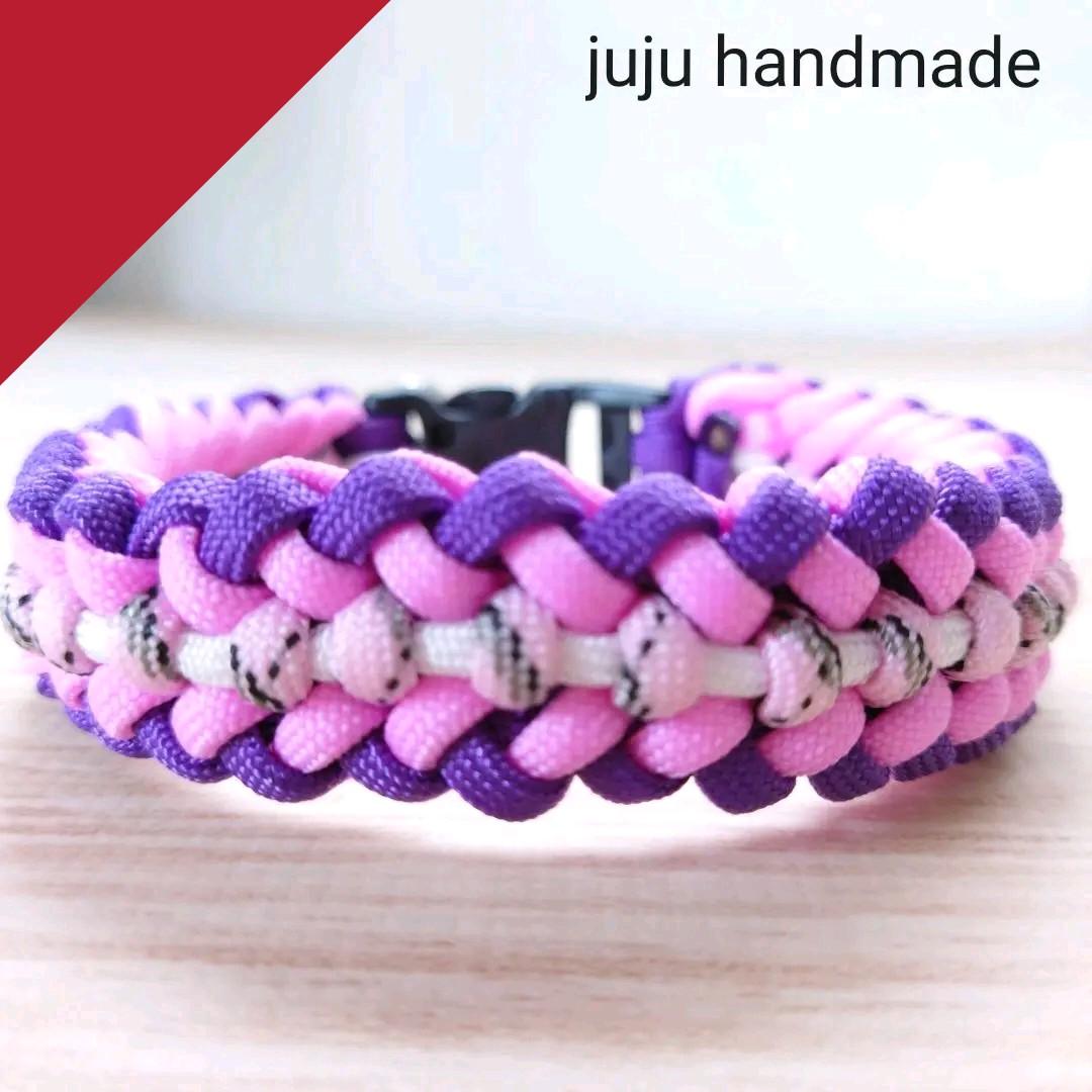 パラコード❥リード❥太め　ピンク系　№022