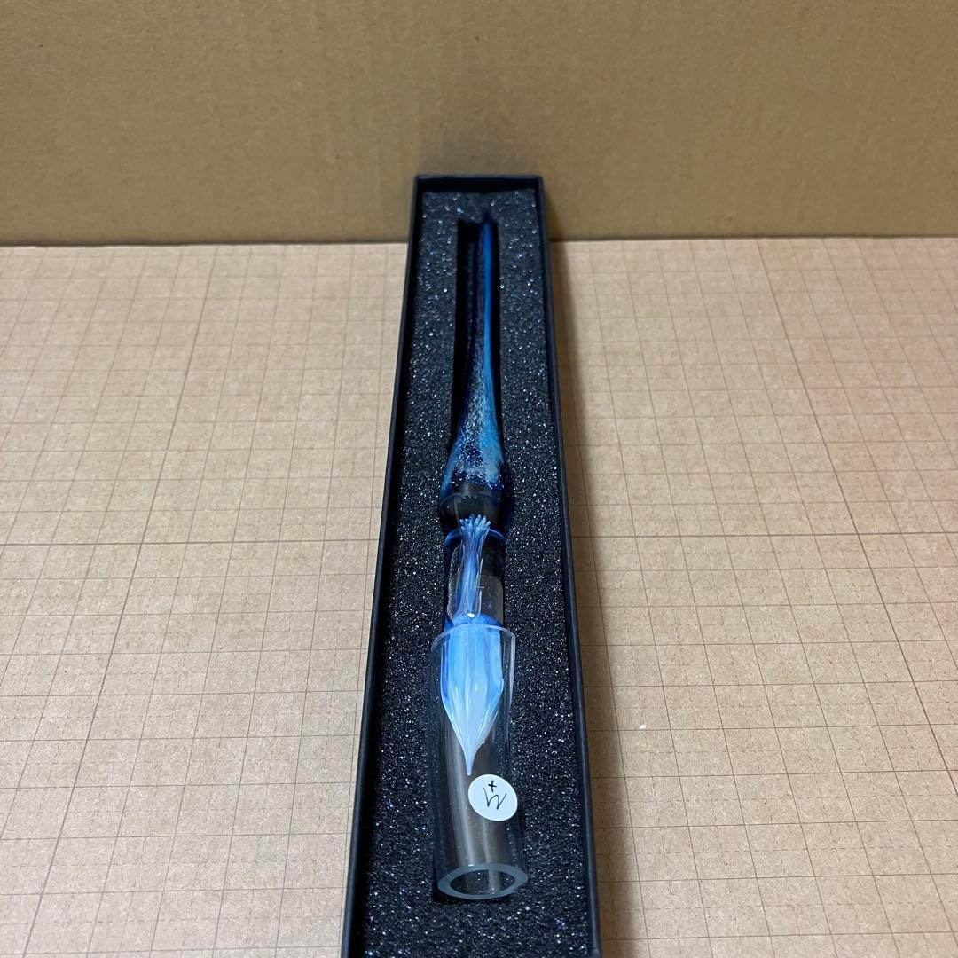 ガラス工房aun ガラスペン つきあかりの散歩道 ペン先 M+ 新品未使用