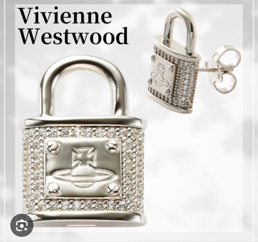 vivienne westwood シングルピアス　南京錠