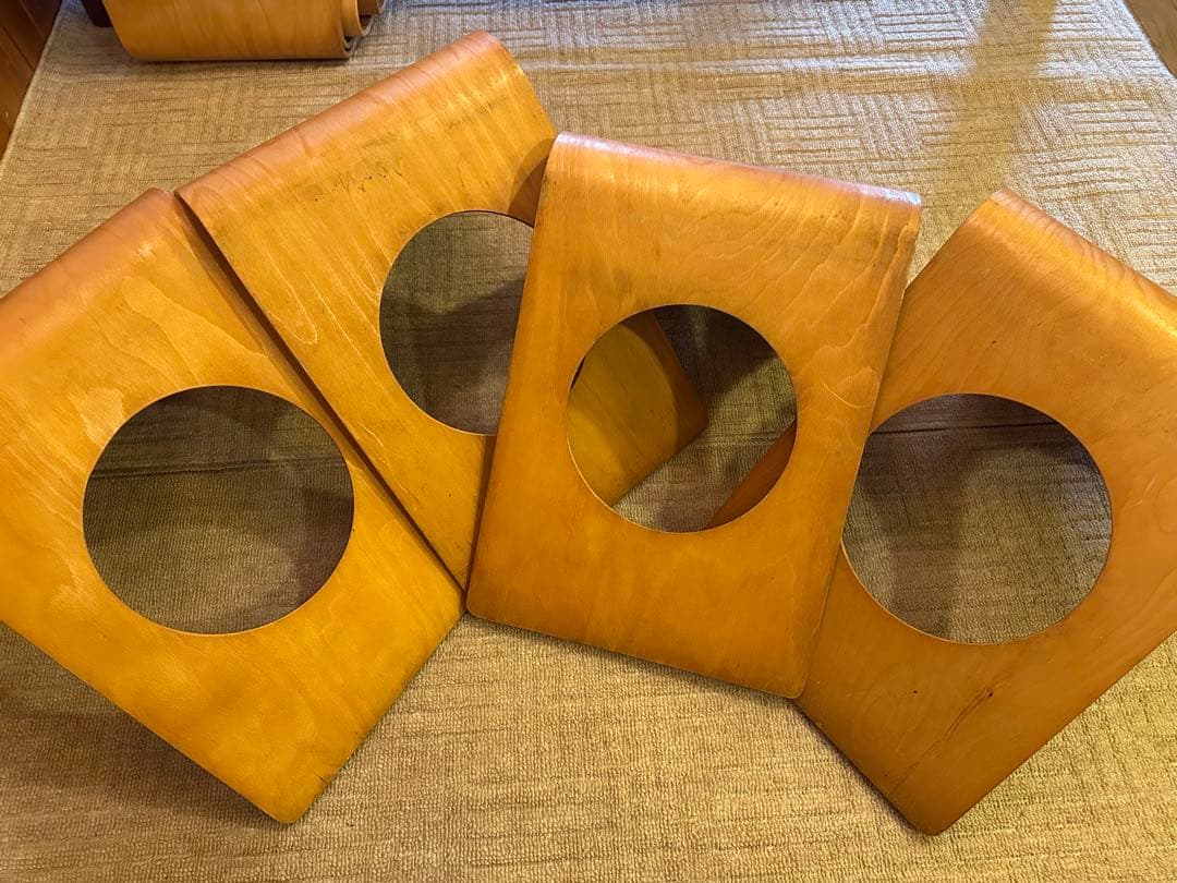 【美品】【11脚セット】座椅子 木製 居酒屋 和室 旅館