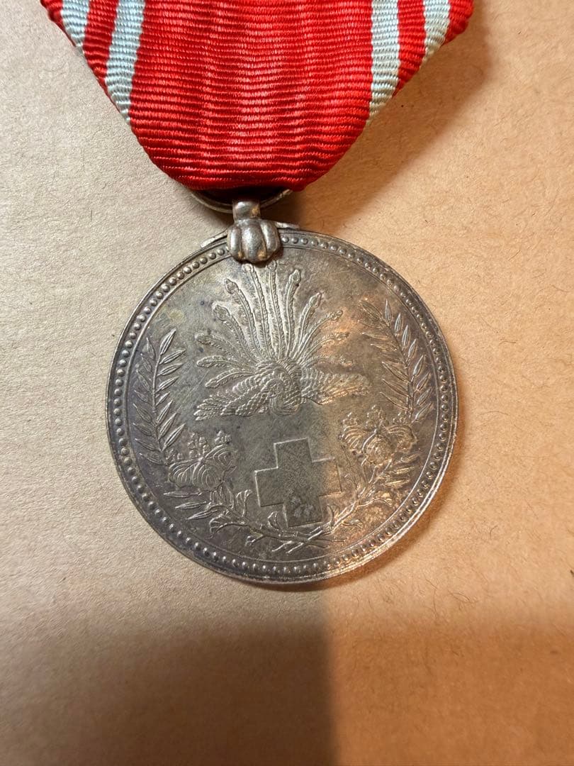 赤十字メダルと付属品一式