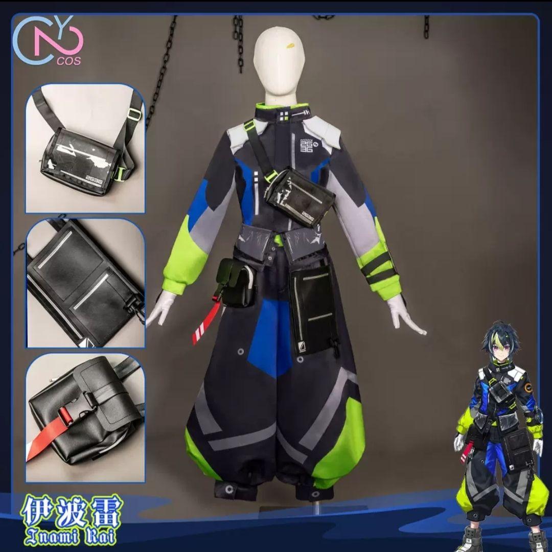 即発送　にじさんじ　伊波ライ　Ｓ　ウィッグ付　コスプレ衣装