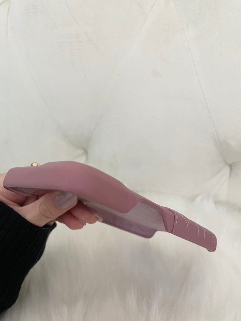 専用 ディオール iPhoneケース13 14 カナージュ チャーム ピンク